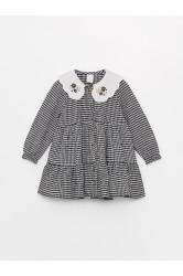 LC Waikiki Bebe Collar Plaid Baby Girl Dress