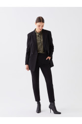 LC Waikiki Carrot Cut Straight Crepe Women's Trousers