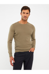 LC Waikiki Crew Neck Long Sleeve Men's Knitwear Sweater