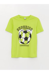 LC Waikiki Crew Neck Printed Short Sleeve Boy's T-Shirt