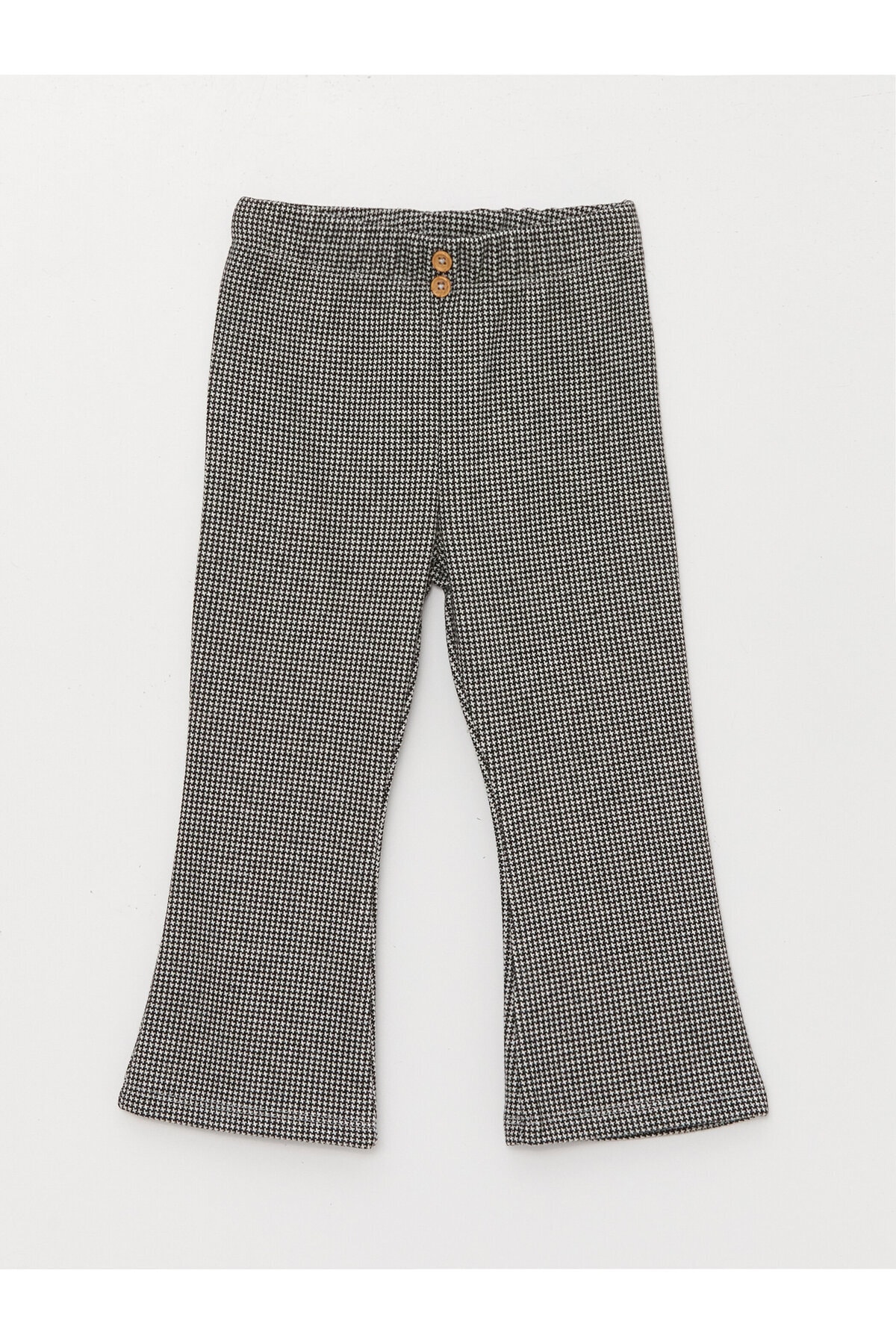 LC Waikiki Elastic Waist Houndstooth Patterned Baby Girl Tights
