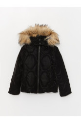 LC Waikiki Lcwk Hooded Quilted Girl's Coat