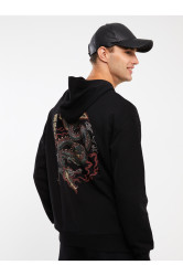 LC Waikiki Long Sleeve Printed Men's Hoodie