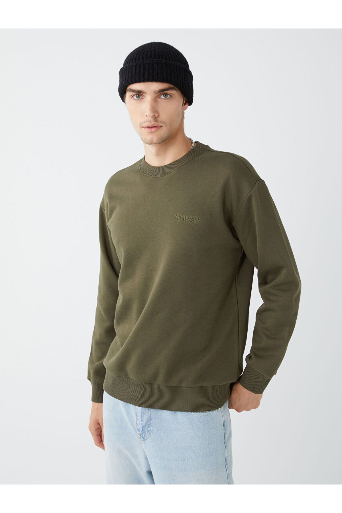 LC Waikiki Lw - Crew Neck Long Sleeve Printed Men's Sweatshirt