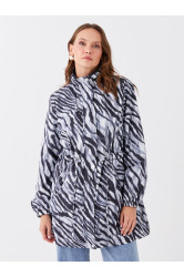 LC Waikiki Women's Hooded Patterned Raincoat