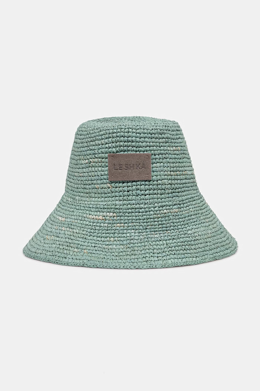 LE SH KA headwear  klobouk dámský pletený Blue Bucket Hat