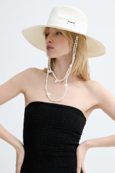 LE SH KA headwear  klobouk se širokou krempou dámský pletený SEASHEEL LONDON
