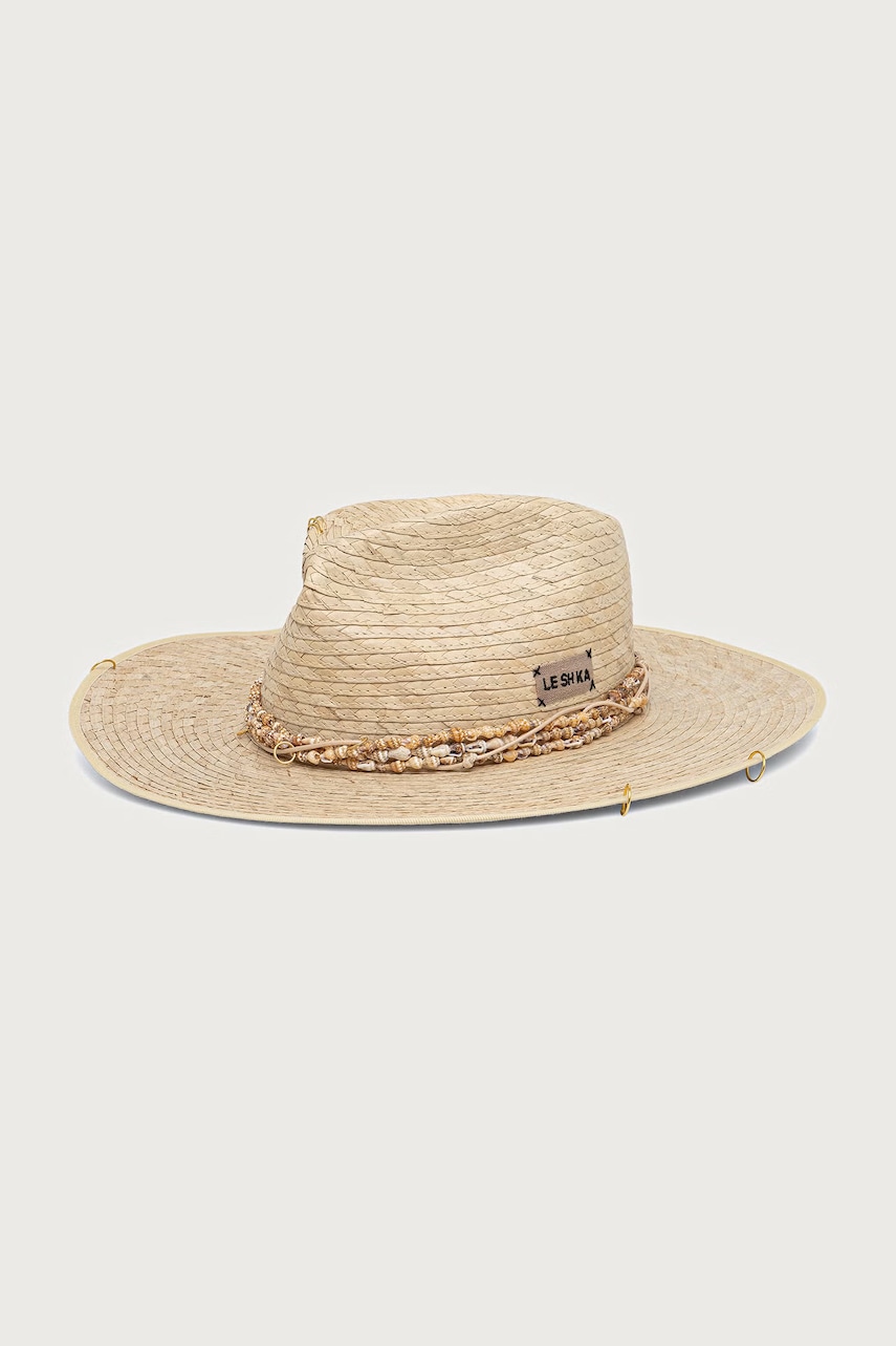 LE SH KA headwear  LE SH KA slaměný klobouk dámský pletený