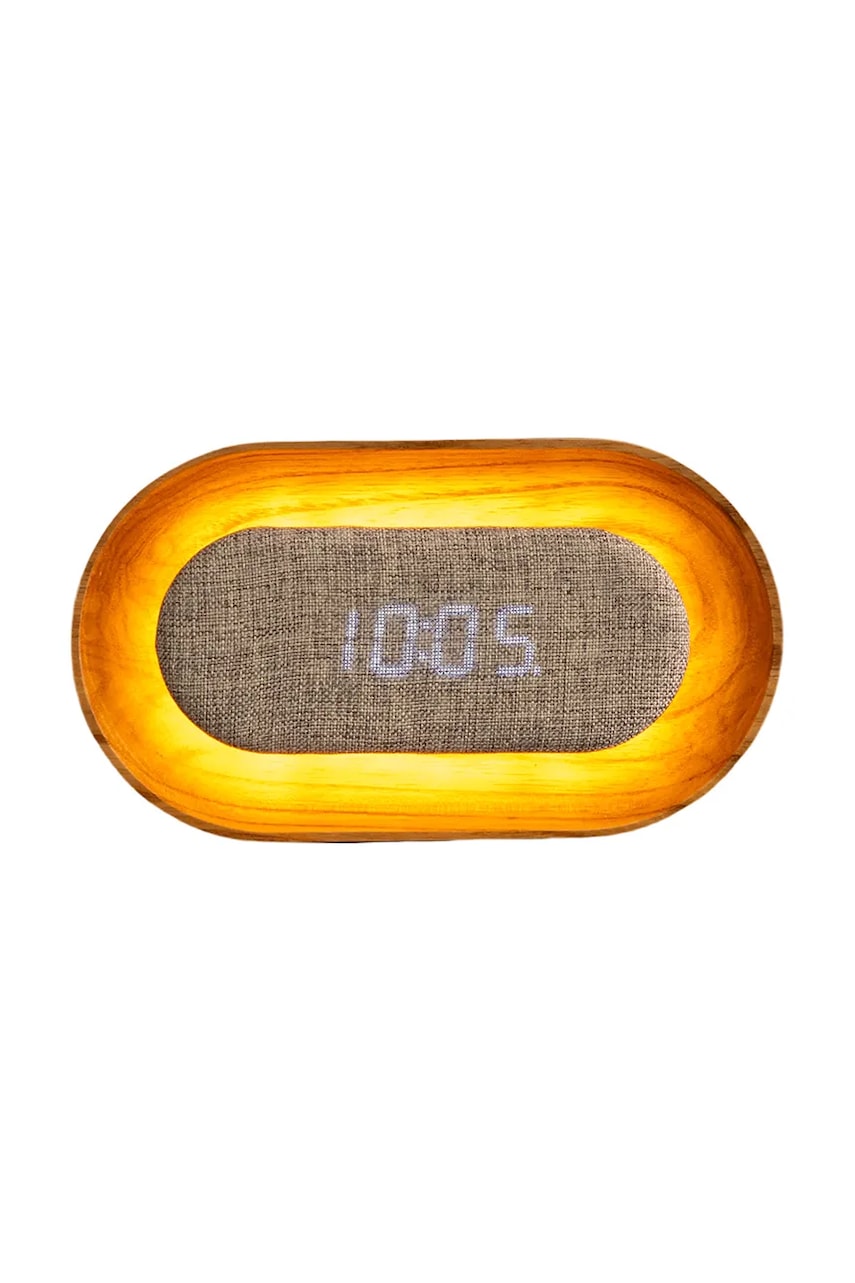 LED budík Gingko Design Lumos 15 cm