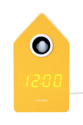 LED budík s kukačkou Karlsson Cuckoo LED 16 cm