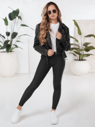 Legginsy damskie czarne Dstreet