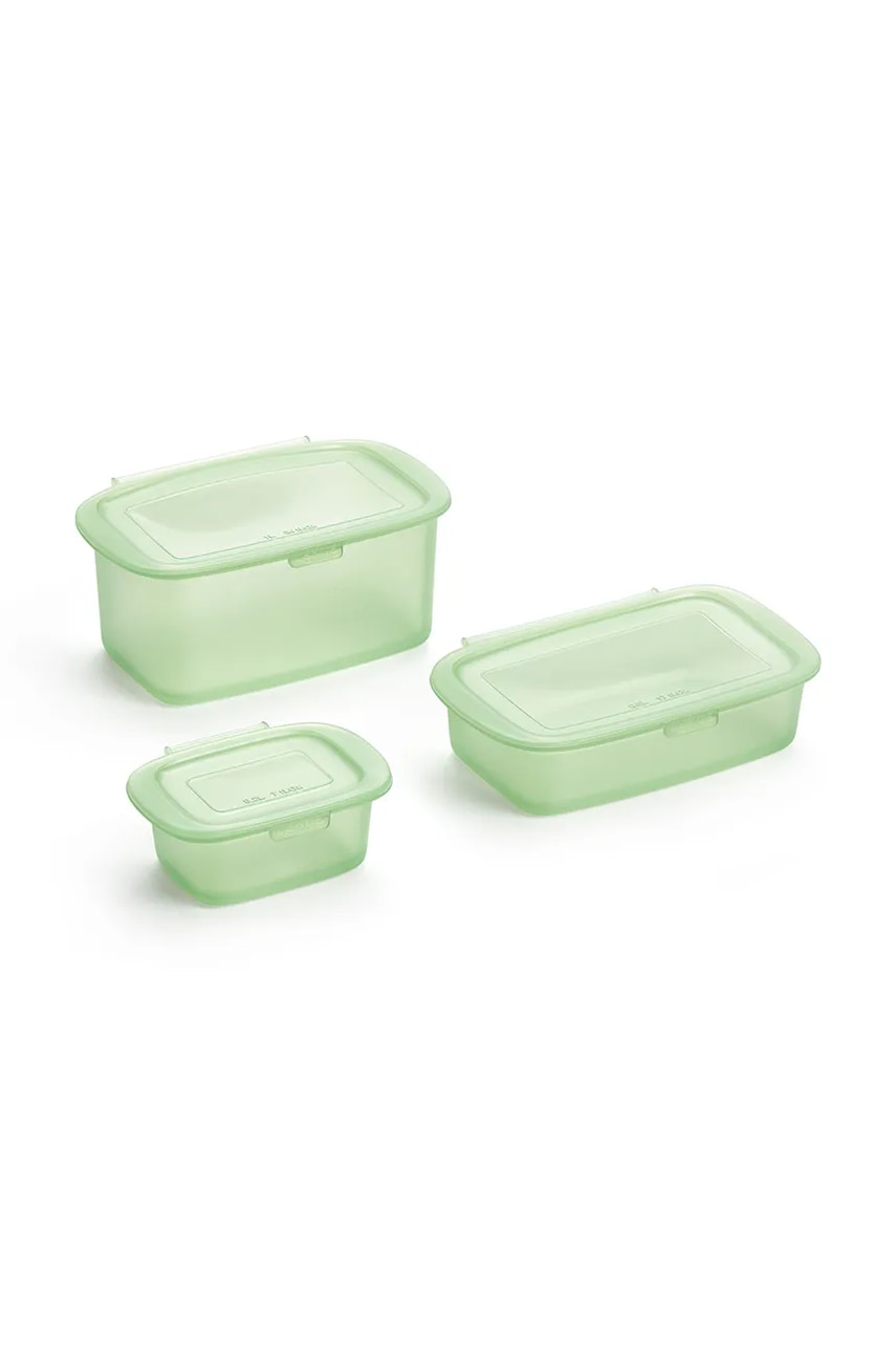Lekue  Sada skladovacích nádob s víkem  0,2 / 0,5 / 1 L 3-pack