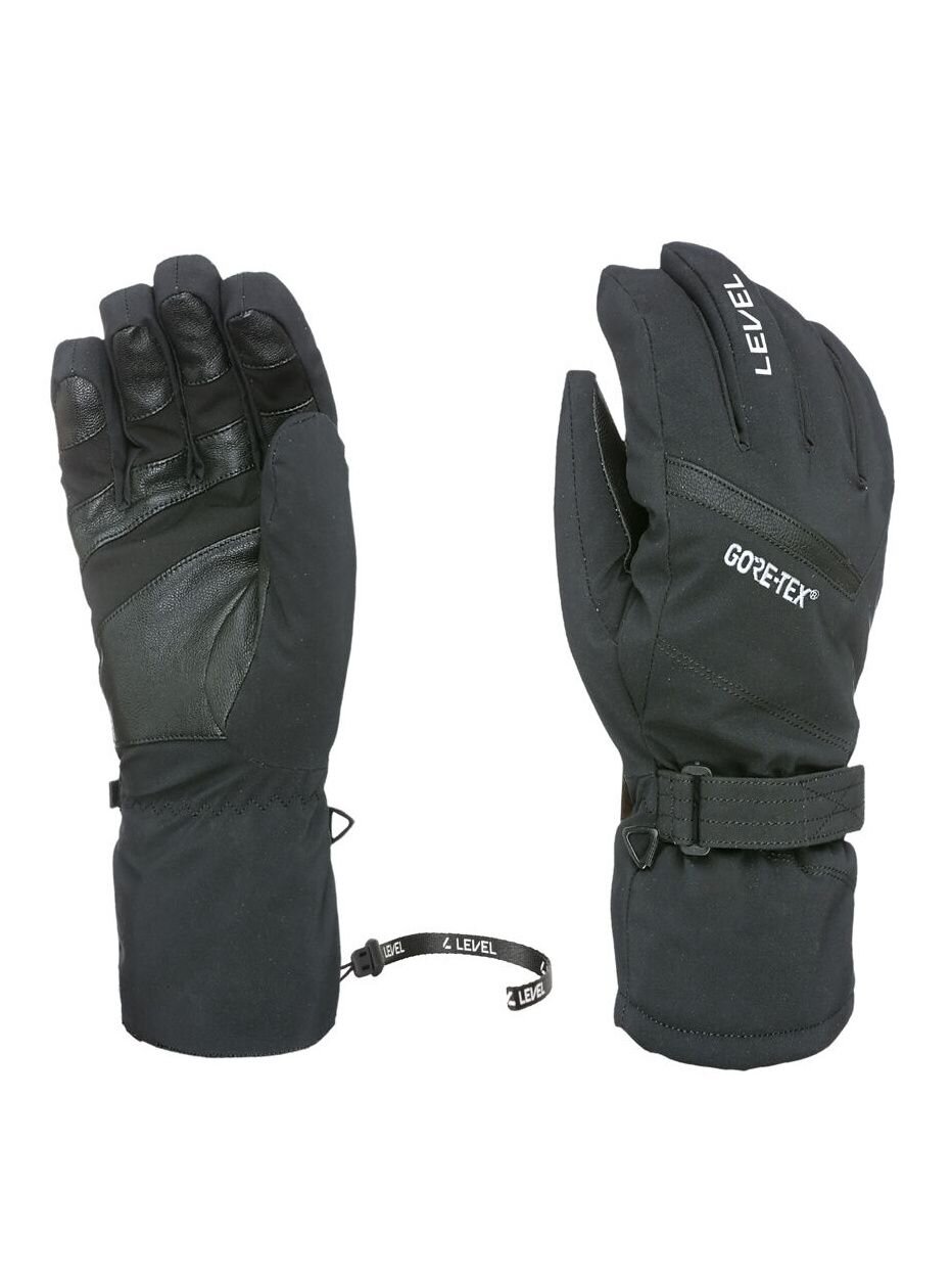 Level pánské rukavice Evolution Gore-Tex Black | Černá | Velikost L