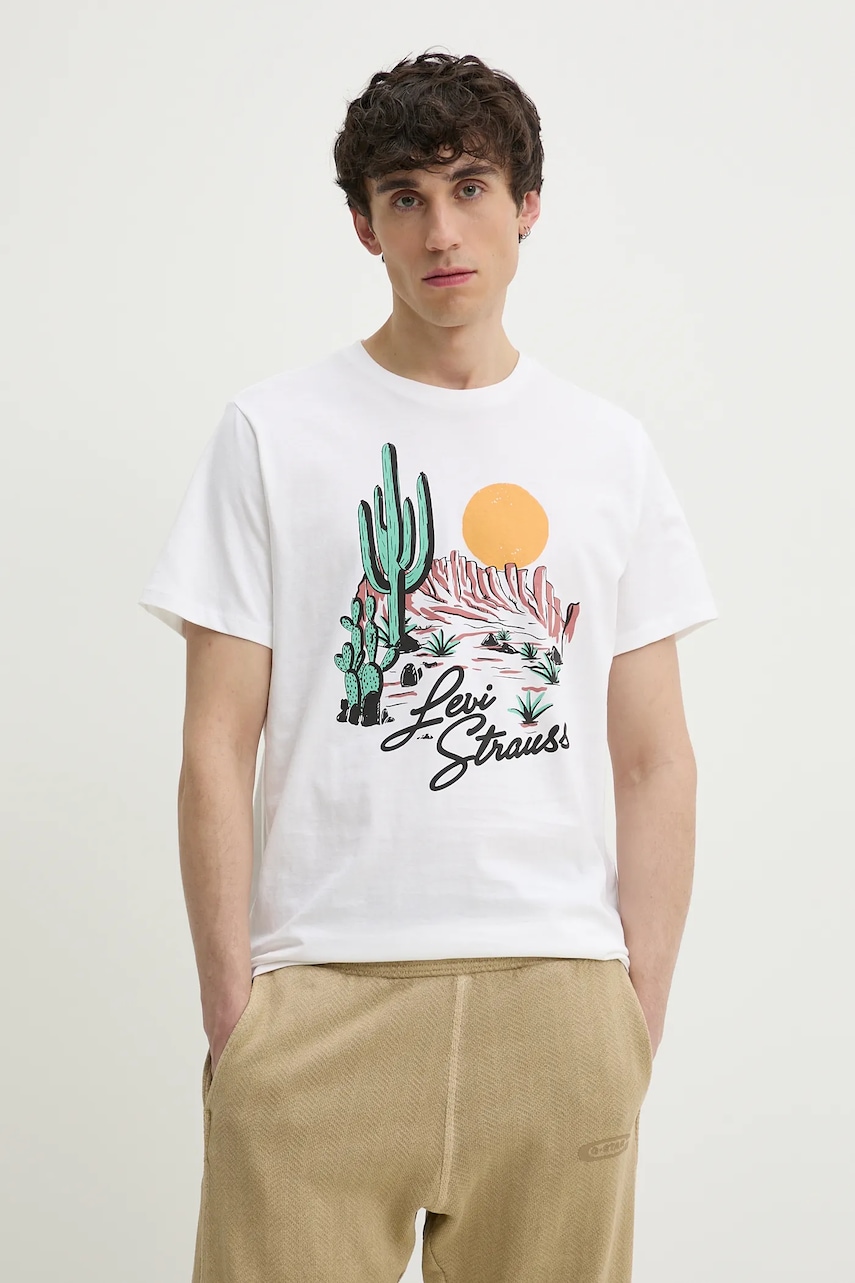 Levi's  Bavlněné tričko  GRAPHIC CREWNECK TEE