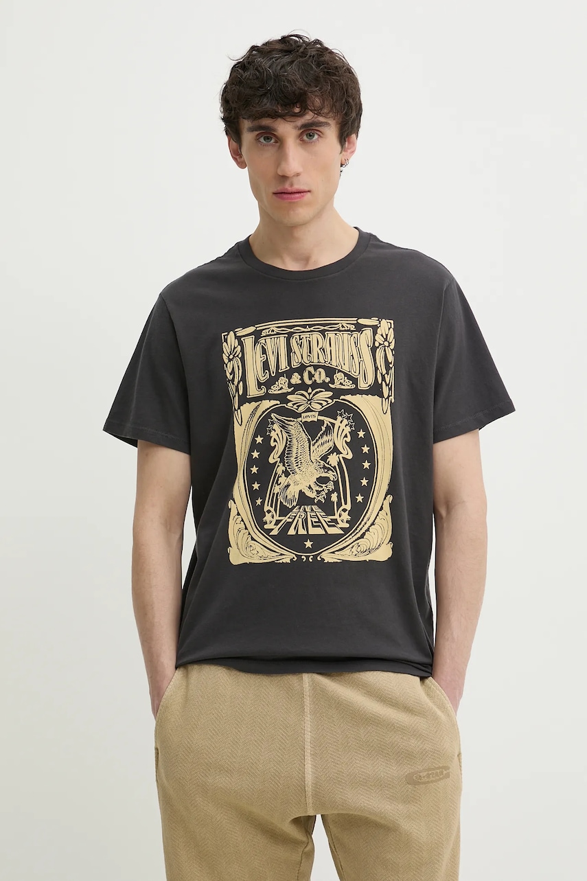 Levi's  Bavlněné tričko  GRAPHIC CREWNECK TEE