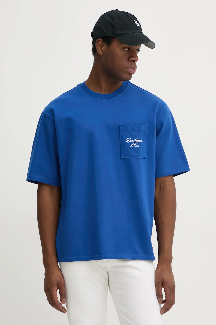 Levi's  Bavlněné tričko  HALF SLEEVE GR PCKT T