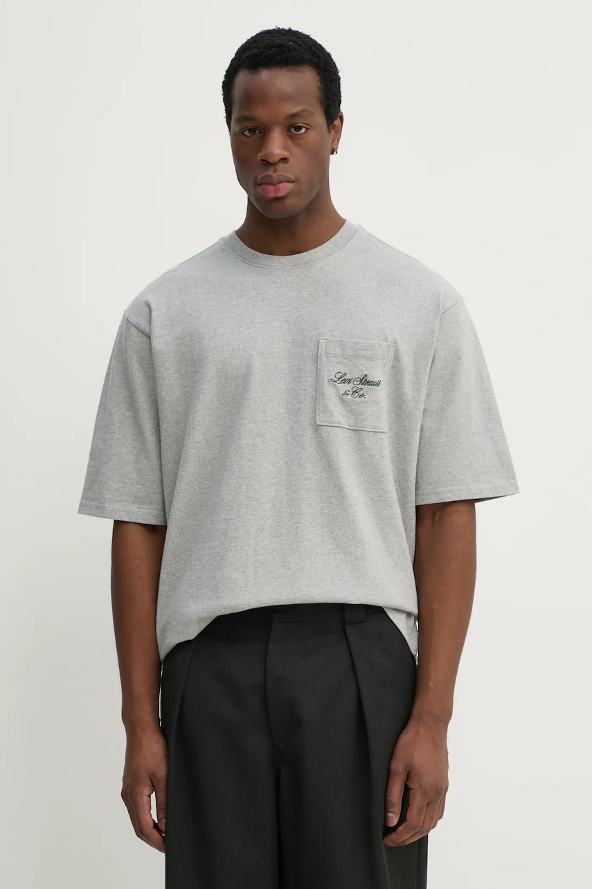 Levi's  Bavlněné tričko  HALF SLEEVE GR PCKT T