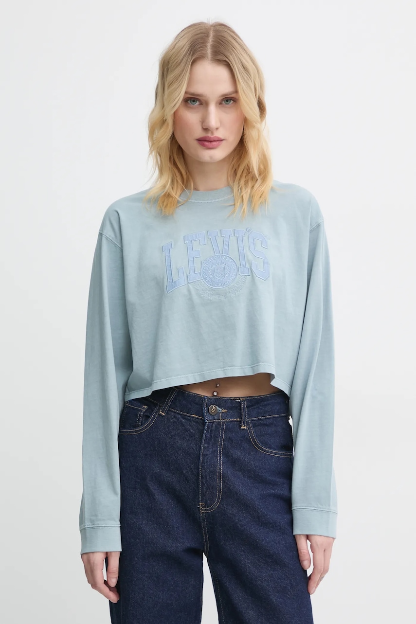 Levi's  Bavlněné tričko s dlouhým rukávem