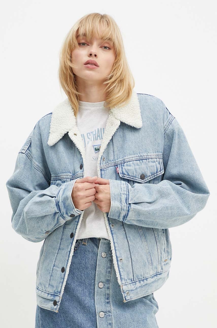 Levi's  džínová bunda dámská džínová 90S SHERPA