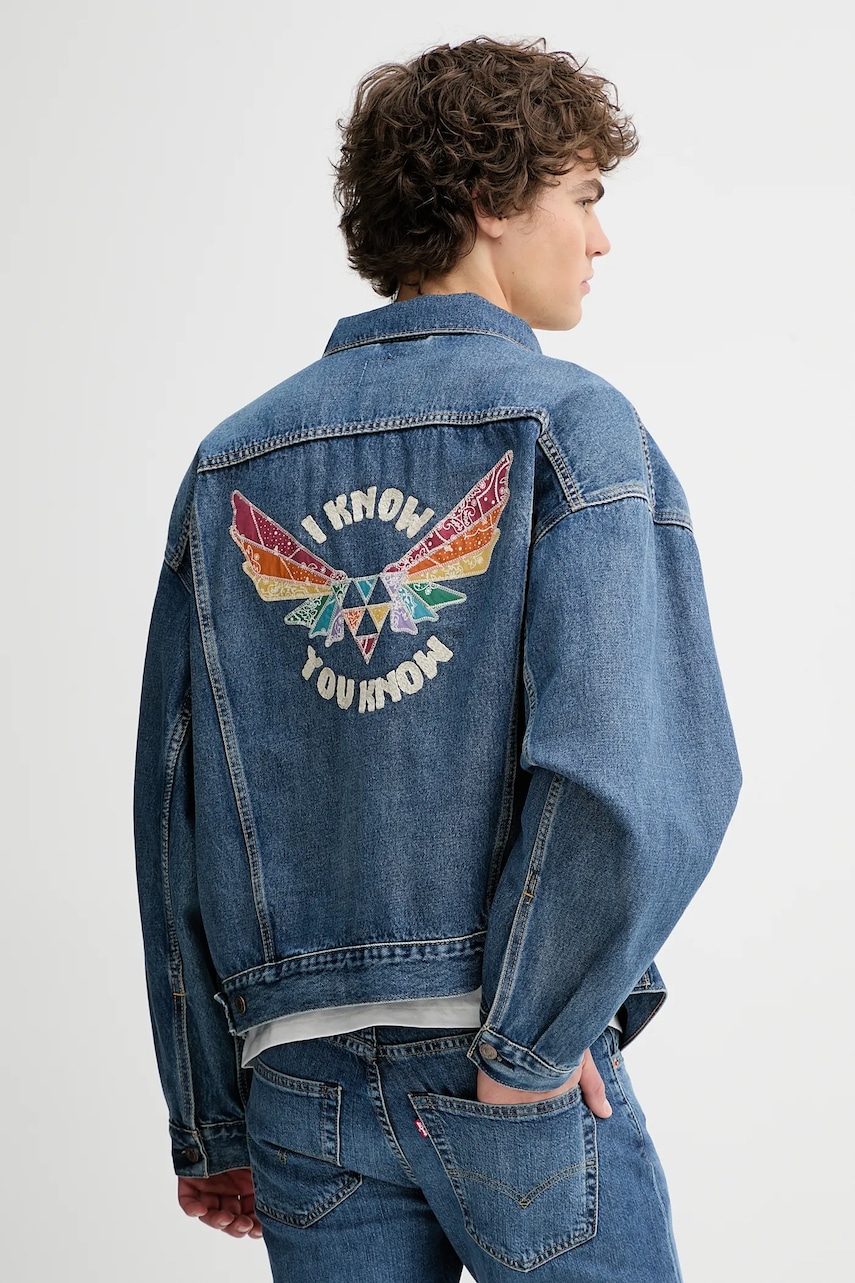 Levi's  Džínová bunda  PRIDE ONE FAMILY TRUCKER