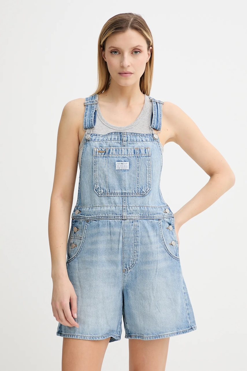 Levi's  Džínové lacláče  UTILITY SHORTALL