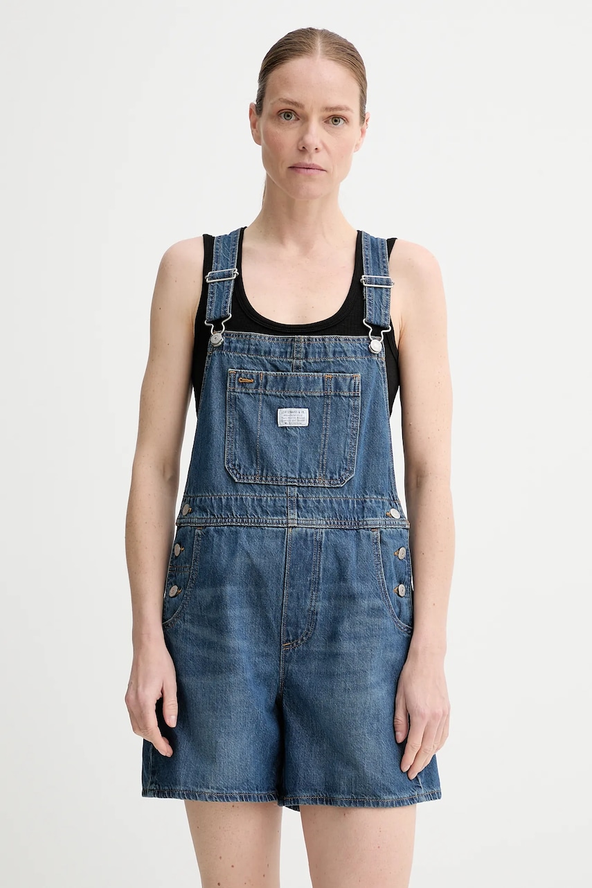 Levi's  Džínové lacláče  UTILITY SHORTALL
