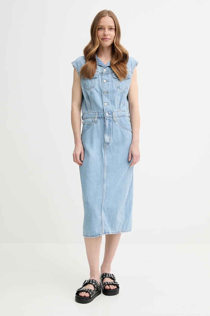Levi's  Džínové šaty  ICONIC SLEEVELESS DRESS
