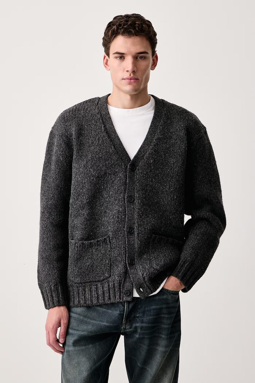 Levi's  kardigan pánský s příměsí vlny MAMMOTH
