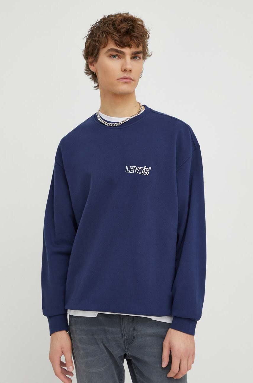 Levi's  mikina pánská s bavlnou RELAXD GRAPHIC CREW