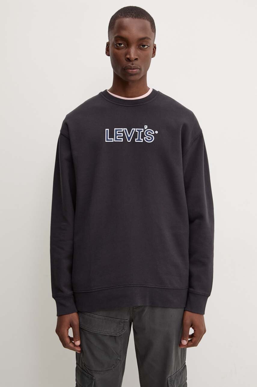 Levi's  mikina pánská s bavlnou RELAXD GRAPHIC CREW
