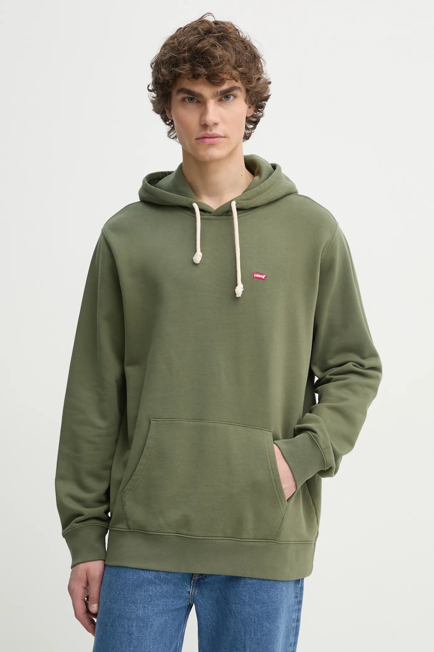 Levi's  mikina s kapucí pánská bavlněná THE ORIGINAL HM