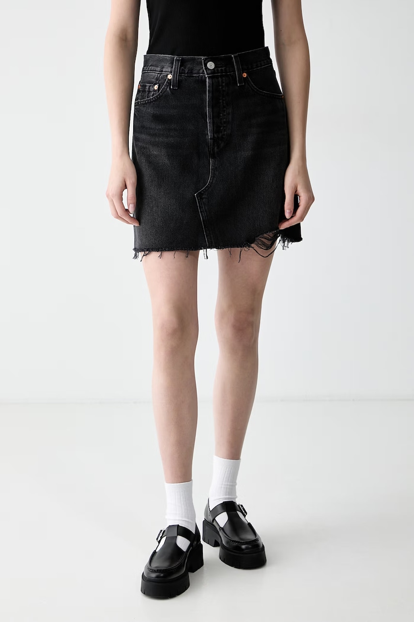 Levi's  pouzdrová sukně DECONSTRUCTED H1'26
