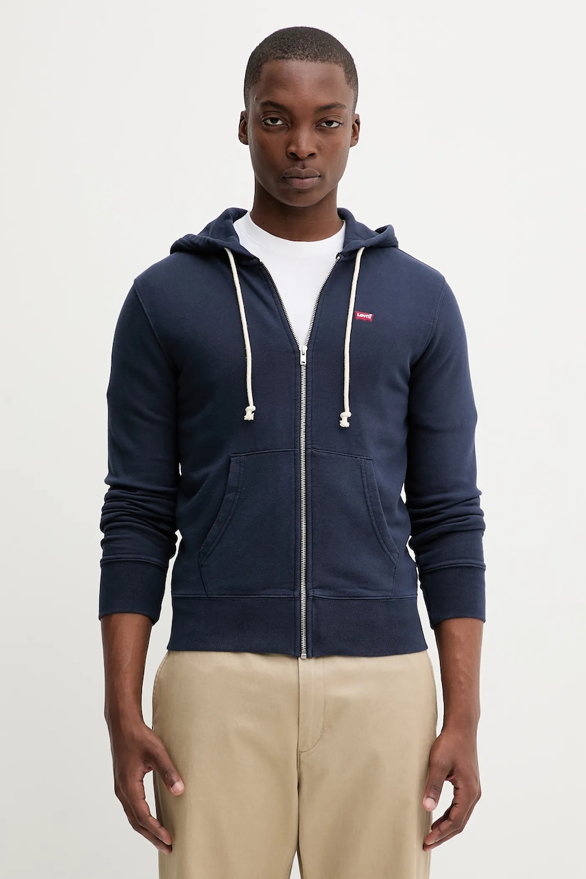 Levi's  rozepínací mikina s kapucí pánská bavlněná THE ORIGINAL HM ZIP UP