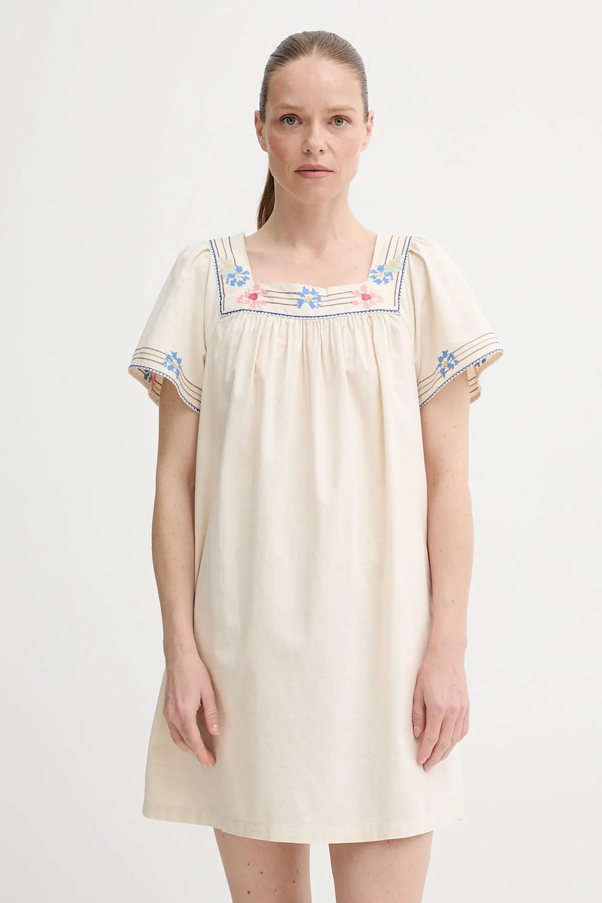 Levi's  Šaty s příměsí lnu  AMBRE BABYDOLL DRESS
