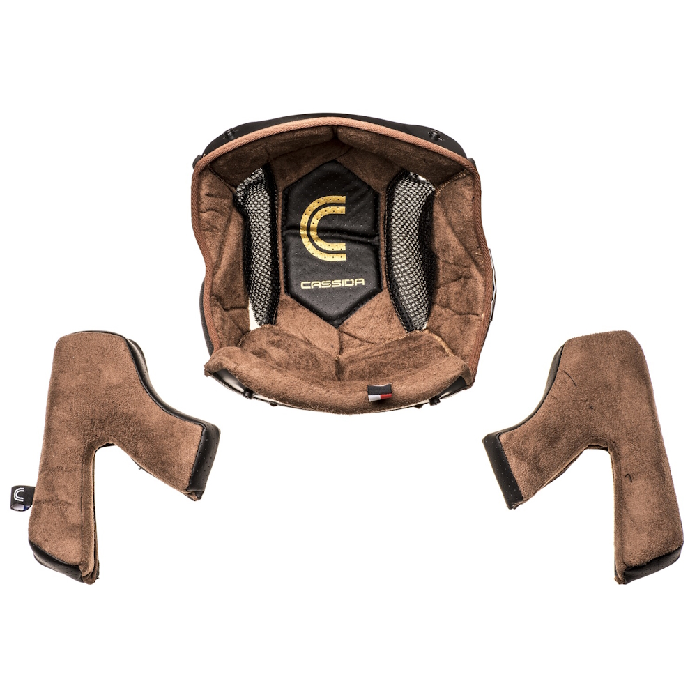 Lícnice a klobouk pro přilby Cassida Fibre XS