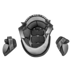 Lícnice a klobouk pro přilby Cassida Handy černá XS