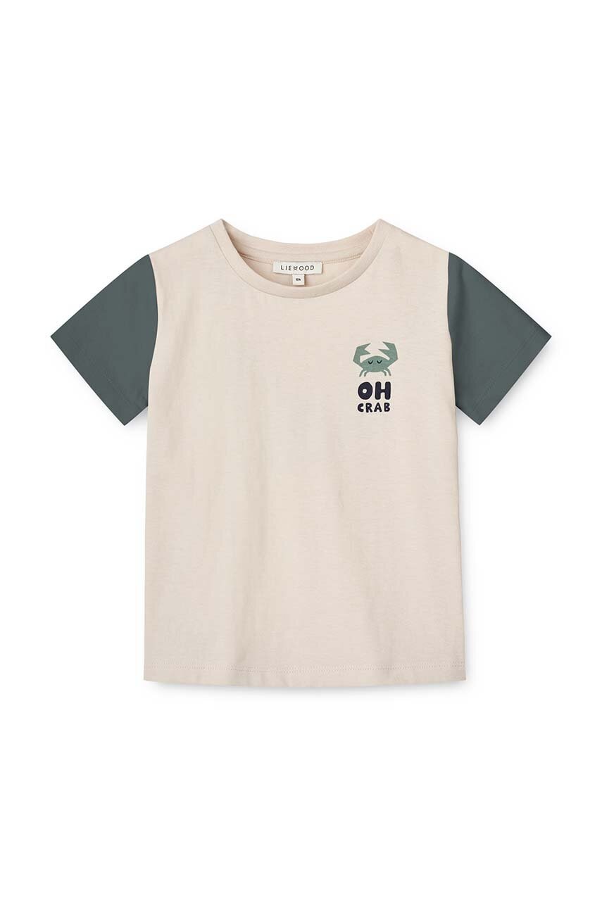 Liewood  Bavlněné dětské tričko  Apia Baby Placement Shortsleeve T-shirt