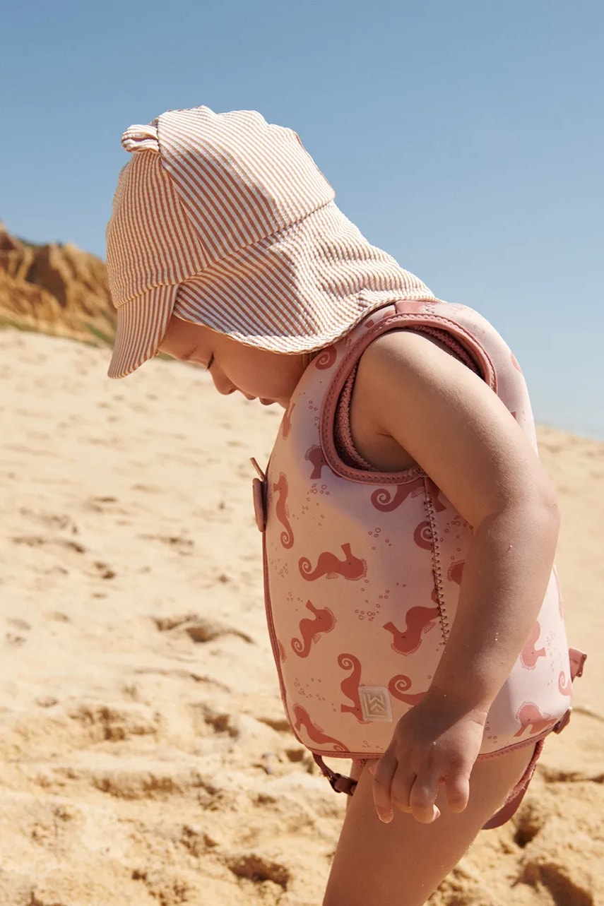 Liewood  Dětská baseballová čepice  Senia Seersucker Sun Hat With Ears