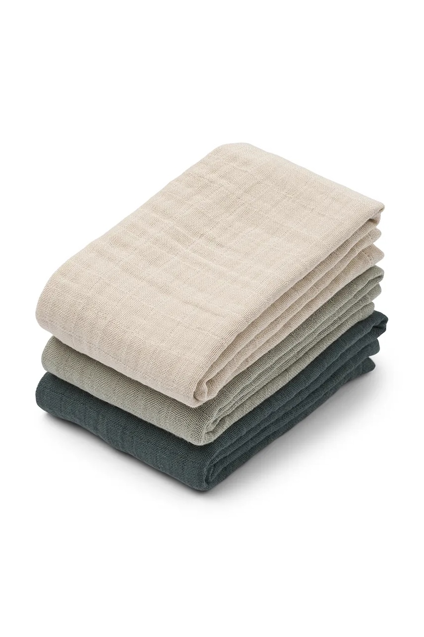 Liewood  Dětská utěrka  Lewis Muslin Cloth 3-pack