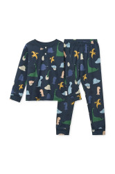 Liewood  dvoudílné pyžamo dětské bavlněné s elastanem Wilhelm Grow Printed Pyjamas Set