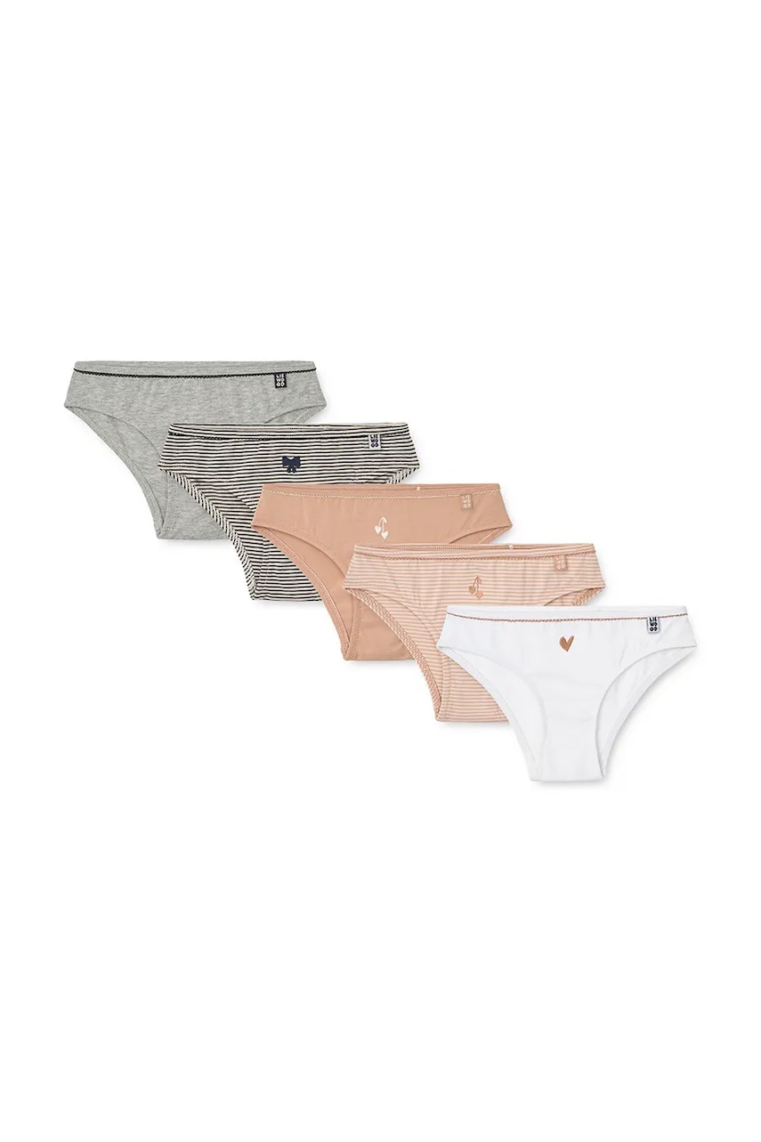 Liewood  kalhotky dětské bavlněné s elastanem Aylin Briefs 5-pack