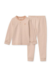 Liewood  pyžamo dětské bavlněné s elastanem Wilhelm Grow Striped Pyjamas Set