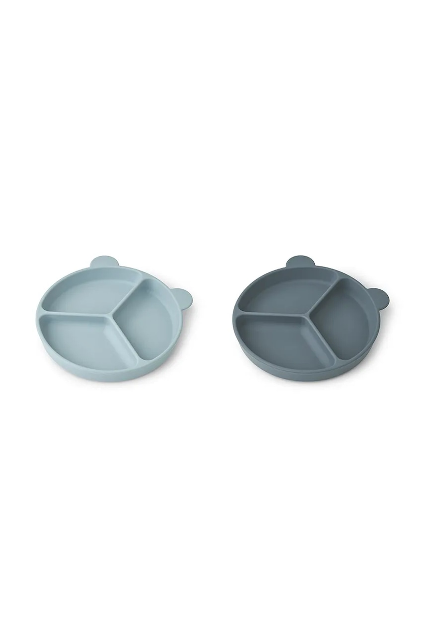 Liewood  Sada talířů  Stacy Divider Suction Plate 2-pack