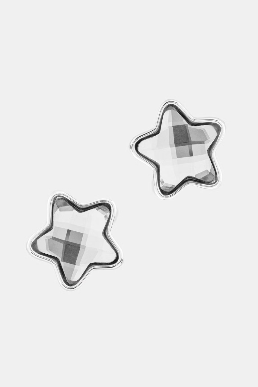 Lilou  náušnice dámské postříbřený kov Mini Icons