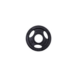 Litinový olympijský kotouč inSPORTline Hamerton Black 1,25 kg 50 mm