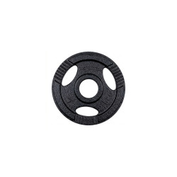 Litinový olympijský kotouč inSPORTline Hamerton Black 2,5 kg 50 mm