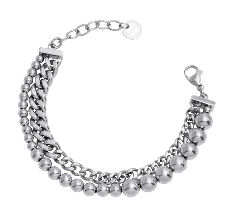 Liu Jo Dvojitý výrazný náramek z oceli LJ3048