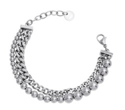 Liu Jo Dvojitý výrazný náramek z oceli LJ3048