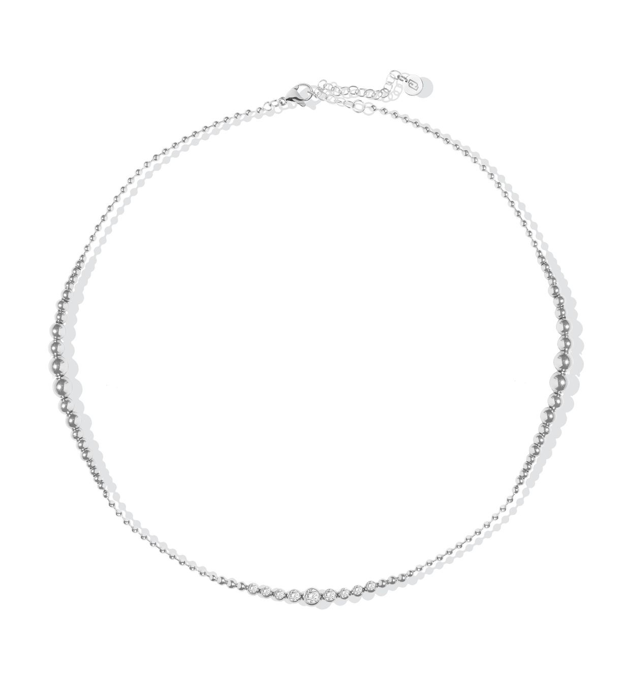 Liu Jo Elegantní kuličkový náhrdelník s krystaly LJ2825