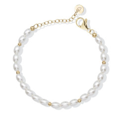 Liu Jo Perlový pozlacený náramek LJ2846